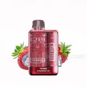 ELF BAR TE5000 Disposable 5000 Puffs Strawberry Ice